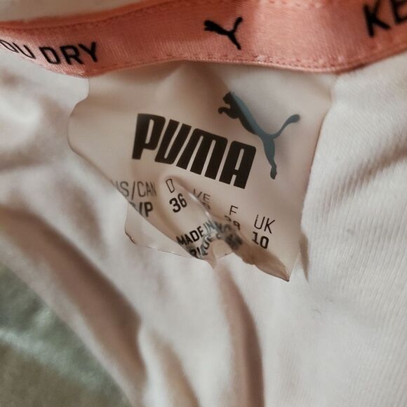 Puma Pink & Silver Short Sleeve Tee Shirt (S) - Picture 5 of 5